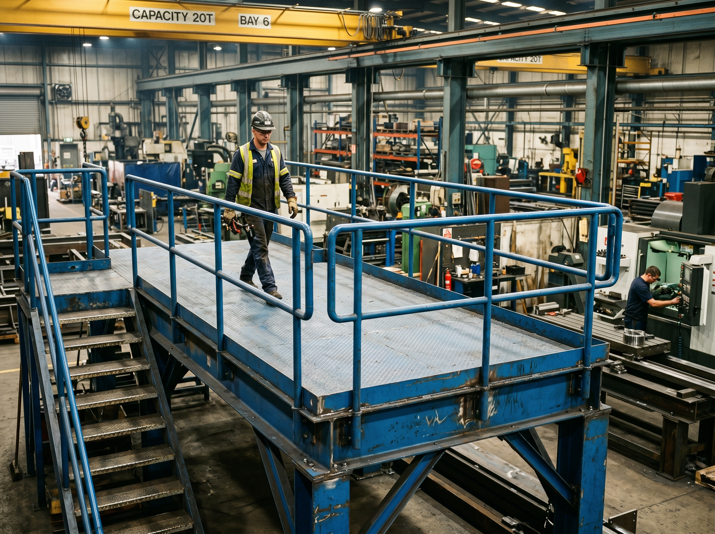 Steel work platforms