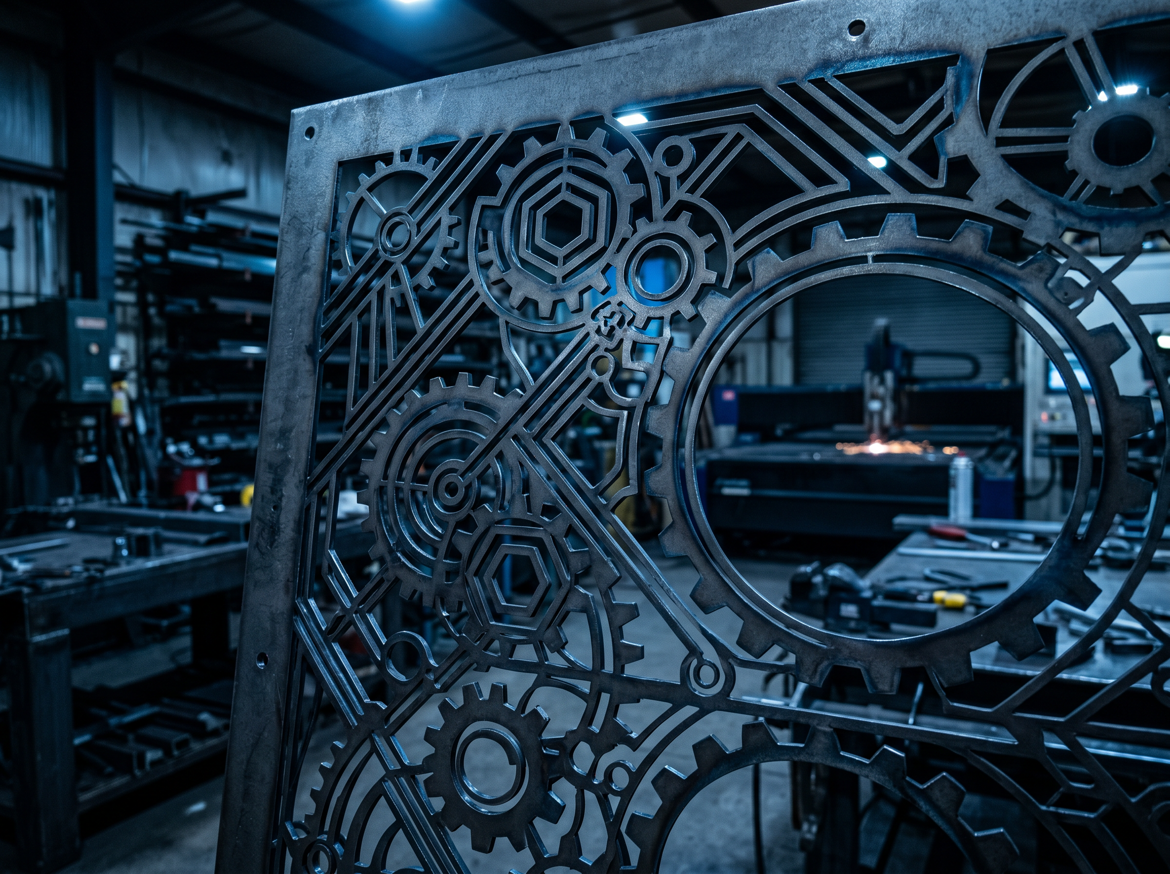 CNC laser cut decorative panels